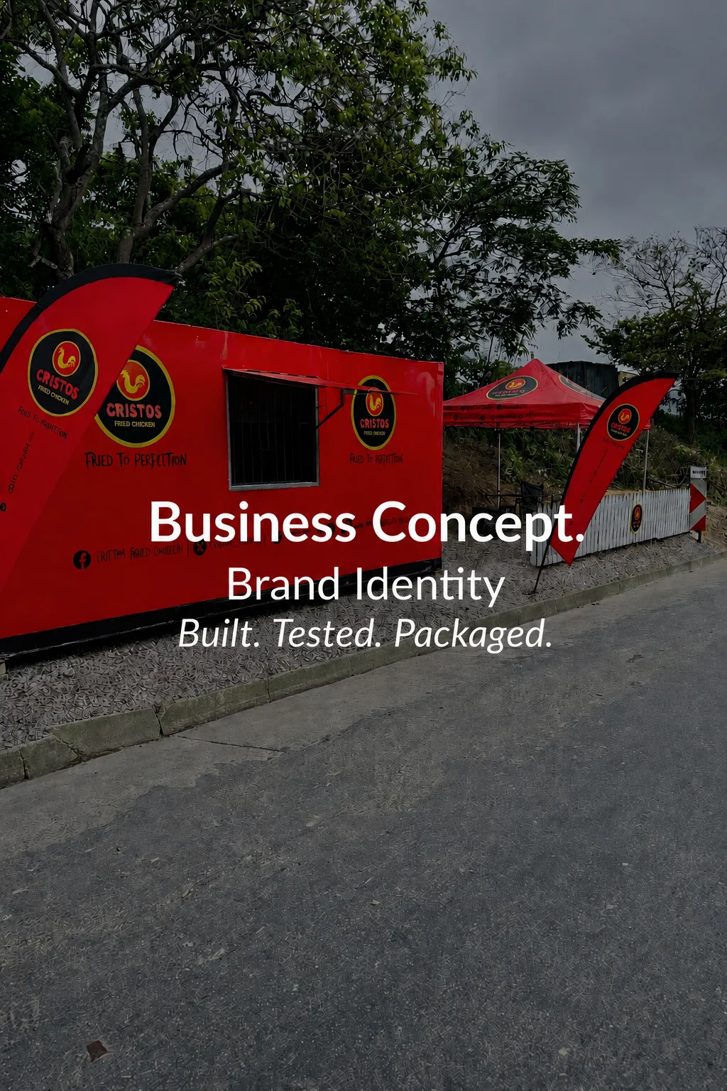 Business branding and logo design workspace
